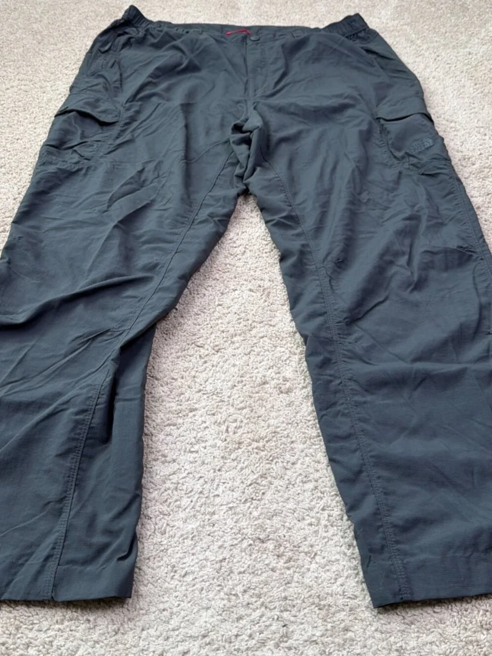 The North Face Pants Mens XL Gray Ripstop Nylon Hiking Outdoor Cargo Camping